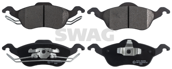 Sada brzdových platničiek kotúčovej brzdy SWAG
